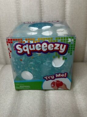Squeeezy Blue Dice Squishy